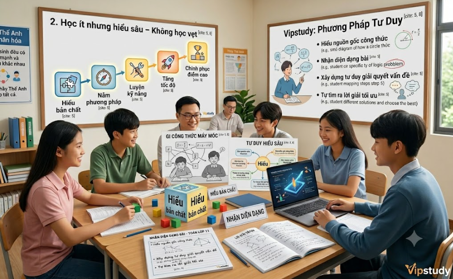 Học ít nhưng hiểu sâu – Không học vẹt